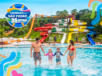 Thermas de São Pedro celebra 35 anos com shows imperdíveis em abril.
