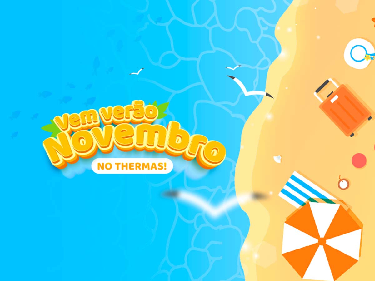 Novembro no Thermas de São Pedro: vem curtir o mês mais quente do ano com muita diversão e surpresas!