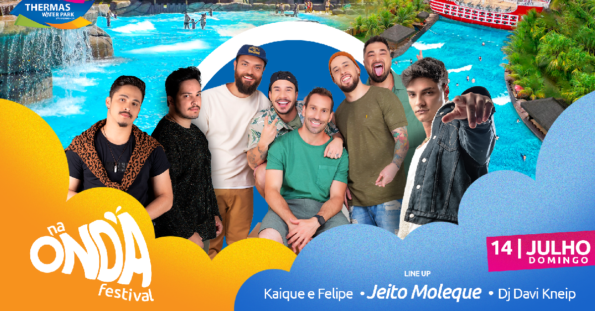 Thermas Water Park anuncia “Na Onda Festival”, com shows renomados e