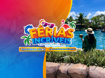 Férias Incríveis é no Thermas Water Park!