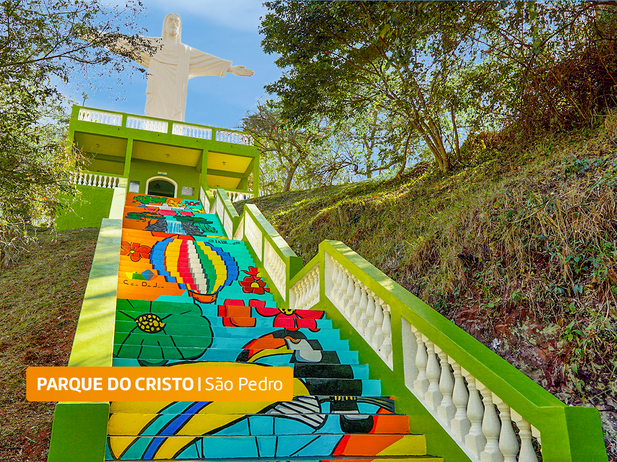 Parque do Cristo, em São Pedro, reabre para visitantes Parque do Cristo, em São Pedro, reabre para visitantes