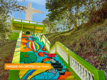Parque do Cristo, em São Pedro, reabre para visitantes Parque do Cristo, em São Pedro, reabre para visitantes